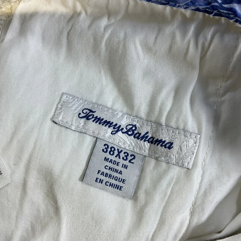 Tommy Bahama Men's Chino Pants 38x30 Beige Stretch Casual Golf IslandZone
